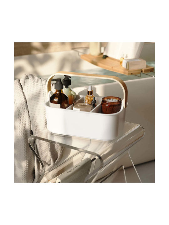 Umbra Bellwood Cosmetics Organizer with Dividers White 29x20x17cm
