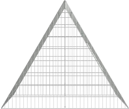 vidaXL 3394436 Galvanized Steel Cage for Birds 110x100x85cm