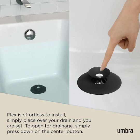 Umbra Flex Φίλτρο Νεροχύτη Μαύρο