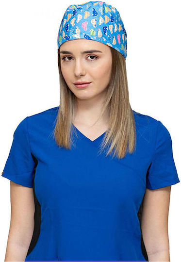 Alezi Unisex Σκουφάκι Χειρουργείου Πολύχρωμο από Βαμβάκι και Πολυεστέρα