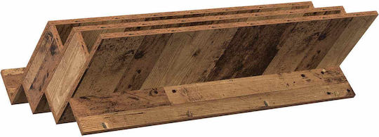 vidaXL Θήκη Περιοδικών Ξύλινη Καφέ 53x28.5x90εκ.