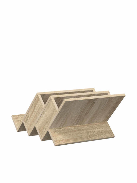 vidaXL Стойка за списания Дърво Кафяв 40x28.5x53бр 1бр