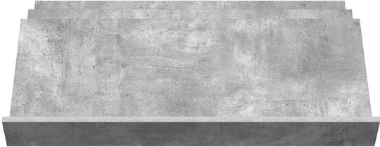 vidaXL Zeitschriftenständer Hölzernes Gray 53x28.5x90cm 1Stück