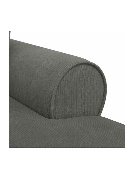 Moderner Stoff-Liegestuhl Grau M91xB157xH91cm