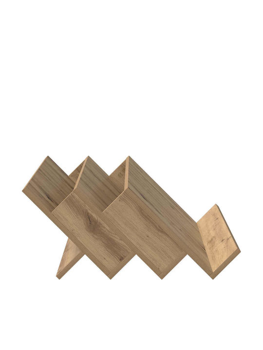vidaXL Стойка за списания Дърво Кафяв 53x28.5x65бр 1бр