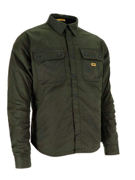 Дълъг Ръкав Overshirt Камуфлажен Армейски