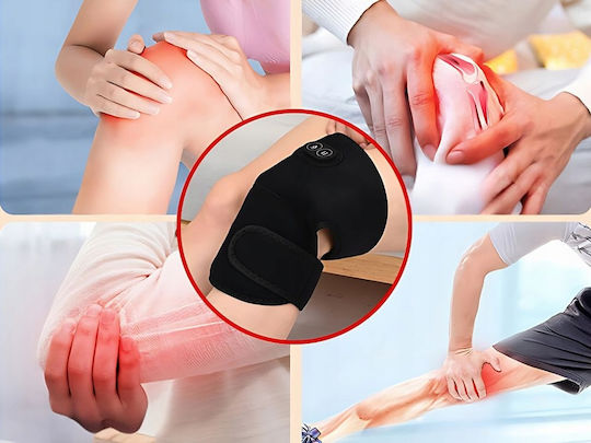 Zola Elektrische Massager Gegen Cellulite Heizungs Vibrationsgerät Zielbereich 3 Einstellbare Riemen USB 62 X 23 Cm Schwarz