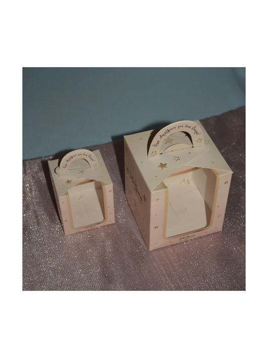 LiebeQueen Handmade Lucky Charm with Wishes Beige made of Wood 1pcs