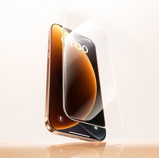 Baseus 0.28mm Tempered Glass Black (iPhone 17 / 17 Pro / 16 Pro)