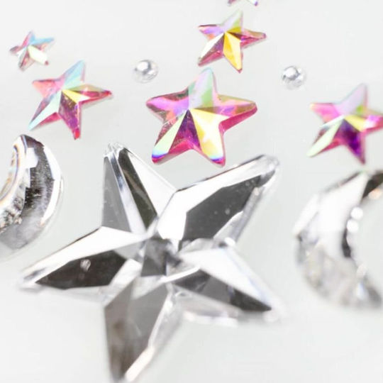 Nice Star Face Gems Tattoo Face Stickers Sparkling Makeup 1 Piece 02605 5+ Years