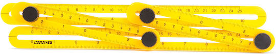 Plastic Rectangular Ruler Angle Copier 31 X 18 Cm