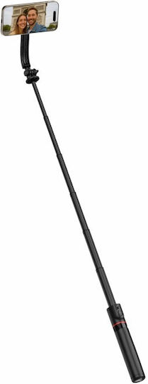 Swissten 2-in-1 Magsafe Selfie Stick Iphone Tripod Remote Control Black Red
