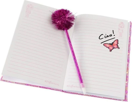 Nice Influencer Fashion Diary Iridescent Cover Stickers Crystals & Pencil Pom-pom 92053/92057 6+ Years