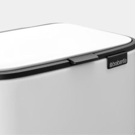 Brabantia Μεταλλικό Καλαθάκι Μπάνιου 4lt Λευκό