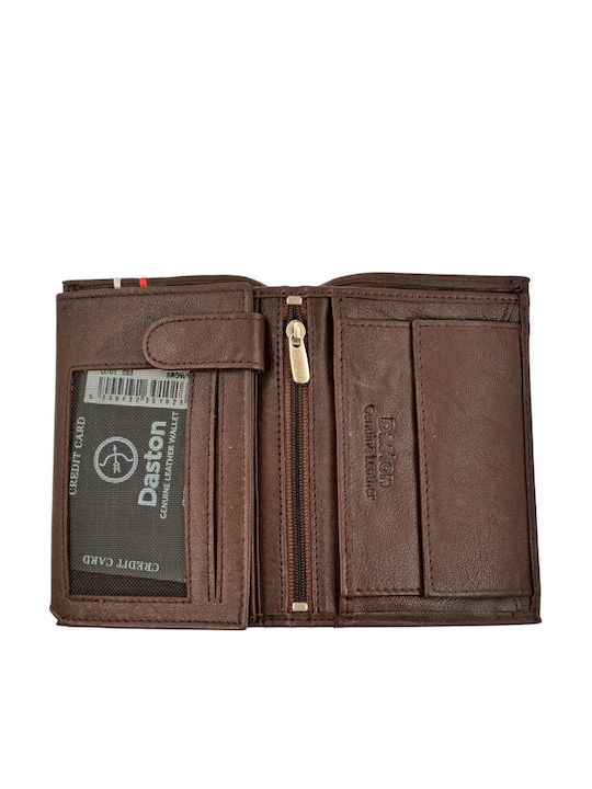 Leather Men's Wallet Classic with RFID Brown