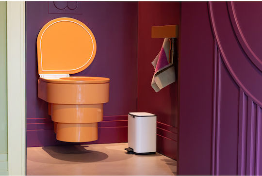 Brabantia Μεταλλικό Καλαθάκι Μπάνιου 4lt Λευκό