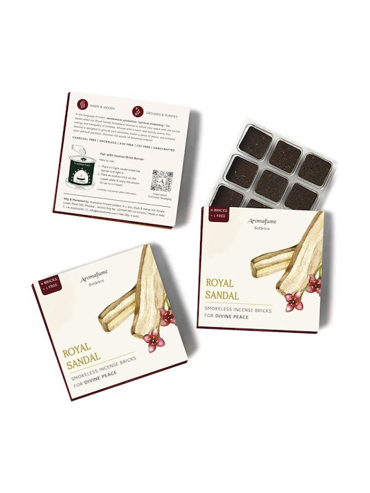 Αρωματικά Τουβλάκια Θυμιάματος Royal Sandal Incense Bricks 10τμχ