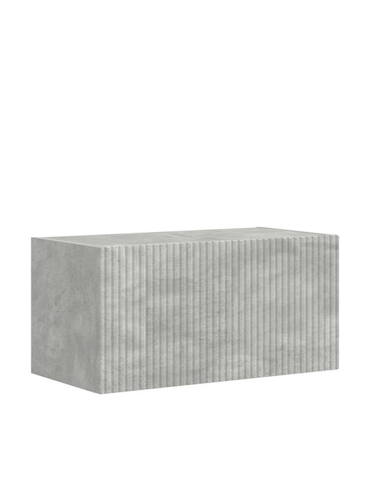 Wohnzimmer TV-Einheit Grey mit Beleuchtung L30xB31xH60cm