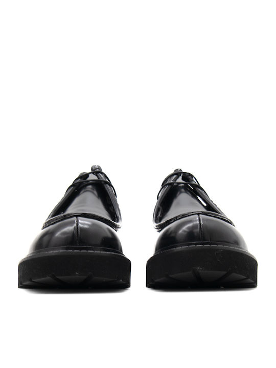 Kalogirou Men's Leather Casual Shoes Black