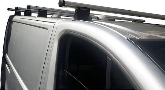 Nordrive Dachstangen Aluminium für Renault Verkehr 2014+ (mit Dachträgerfüßen)