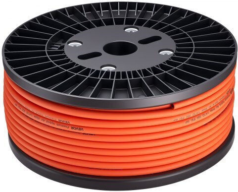 Vevor Flexible Air Hose 6.35mm X 76.2m Hybrid Lightweight Durable Folds 300 Psi Orange Kqrg1ptkqrgrh27az001v0