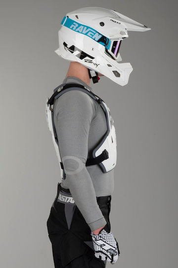 Atlas Filtri Motocross Chest Protector White Color