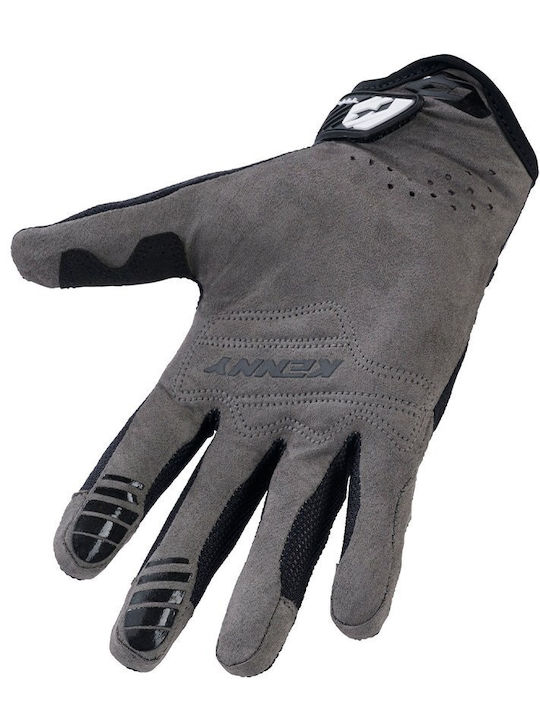 Kenny MX Titanium D3O Καλοκαιρινά Ανδρικά Γάντια Μαύρα