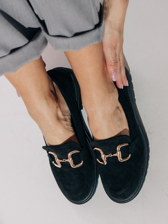 Γυναικεία Loafers σε Μαύρο Χρώμα