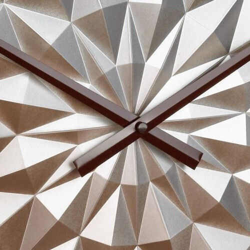 TFA Diamond Стенен часовник Пластмаса Сив Ø44.5см