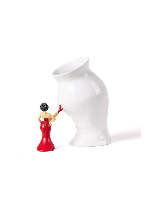 Seletti Decorative Vase White 28x17.5x28.5cm