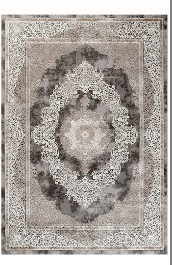 Tzikas Carpets Elements Set Modern Covoare pentru dormitor Gri 159-0-355-33116-095 3buc