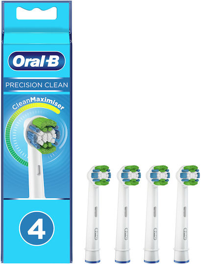 Oral-B Precision Clean CleanMaximiser Electric Toothbrush Replacement Heads Value Pack 4pcs