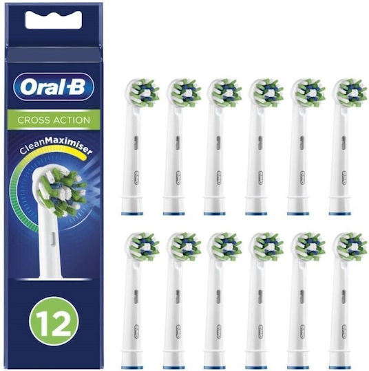 Oral-B Cross Action Electric Toothbrush Replacement Heads 12pcs