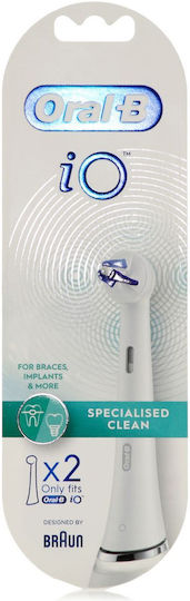 Oral-B iO Specialised Clean Electric Toothbrush Replacement Heads 123666 2pcs