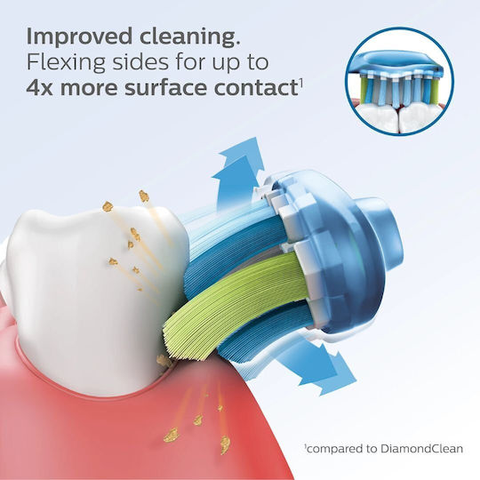 Philips Sonicare C3 Premium Plaque Defence Electric Toothbrush Replacement Heads for Standard Black HX9042/33 2pcs