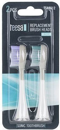 Teesa Sonic Electric Toothbrush Replacement Heads Medium TSA8012 2pcs