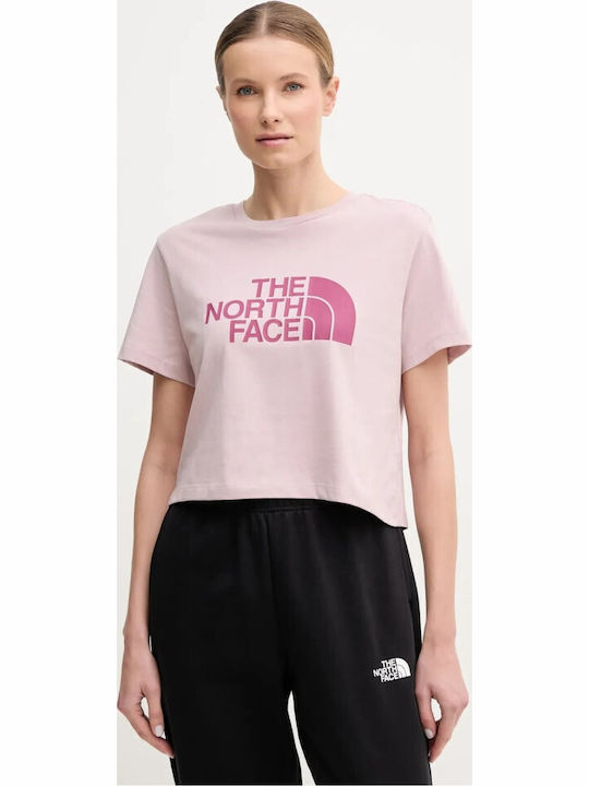 Γυναικείο Crop T-shirt Ροζ