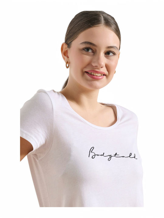 Γυναικείο Αθλητικό T-shirt Λευκό