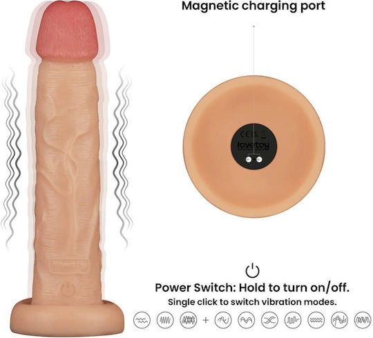 Lovetoy Power Basics Realistischer Vibrator Flesh
