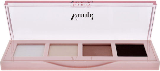 Pupa Vamp Palette with Matte Eye Shadows in Pressed Powder Form Natural Matt 4gr