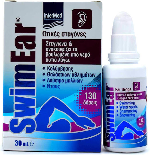 InterMed SwimEar Капки за Почистване на Уши 1 бр