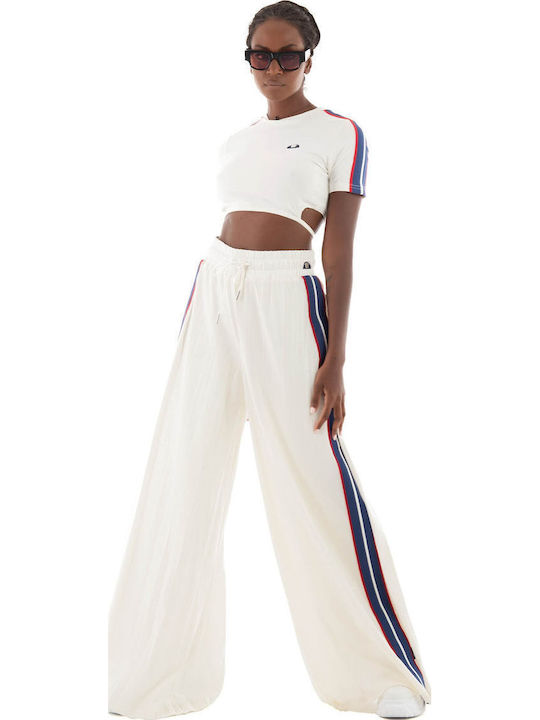 Sartoria Maldonado Γυναικείο Crop T-shirt Λευκό