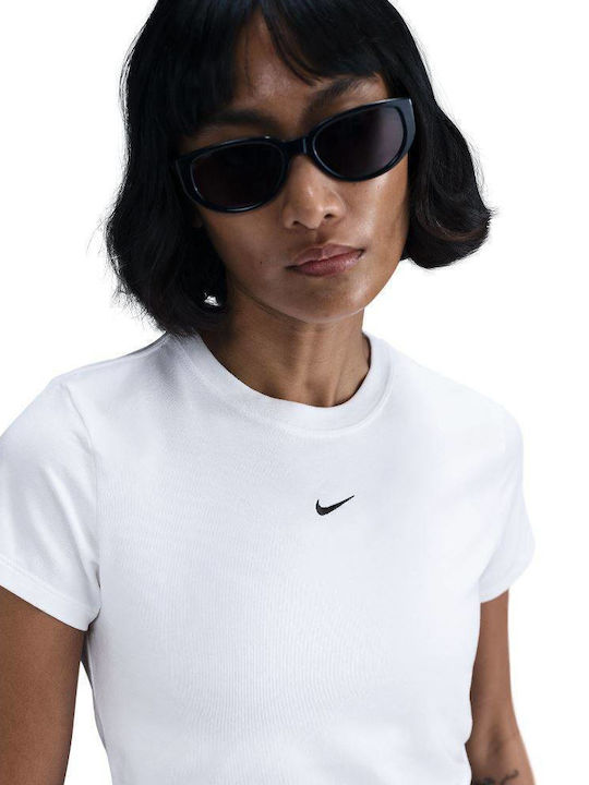 Nsw Womens Women's Athletic Crop T-shirt White / Black