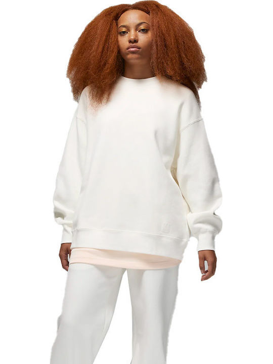 Women's Long Sleeve Sweater Cotton Beige