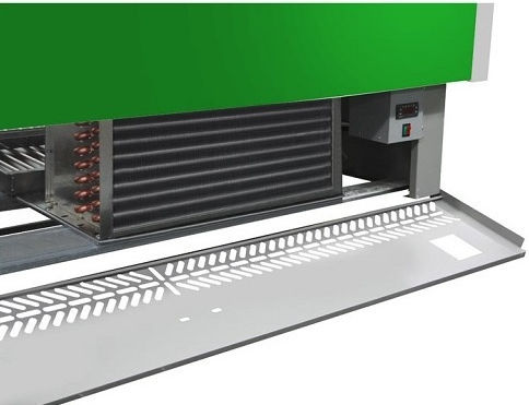 Tecnodom Vulcano 140 Vitrinen-Kühlschrank Selbstbedienung 148x76.4x204cm.
