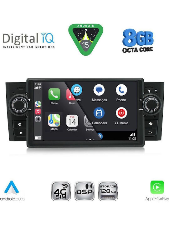 Digital IQ Автомобилна Аудио Система (Блутут/USB/WiFi/GPS/Apple-Carplay/Android-Auto)