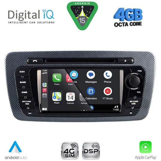 Digital IQ Car Audio System for Seat Ibiza 2008-2015 with Touch Screen 7" DIGITAL IQ BLG 446 CPA