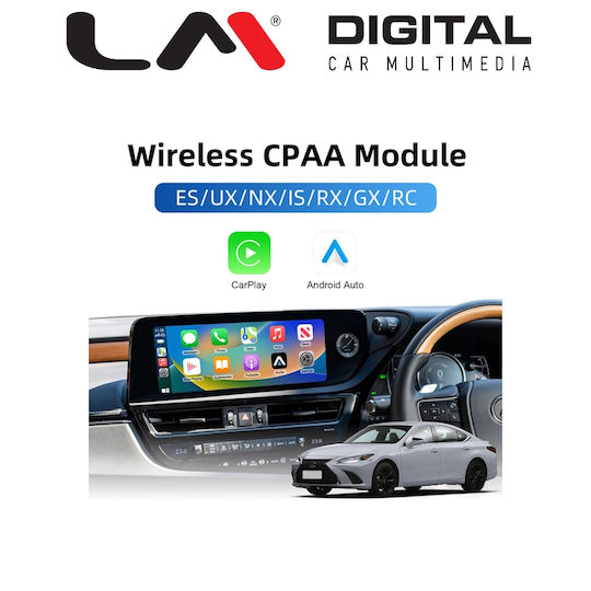LM Digital Car Audio System for Lexus ES UX NX RX 2018 2023 Bluetooth USB Wi-Fi GPS Apple CarPlay Android Auto with 8 Inch Touch Screen