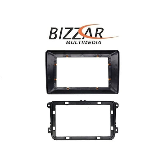 Bizzar Car Audio System for Seat Alhambra / Leon / Toledo Skoda Fabia / Octavia / Praktik / Rapid / Roomster / Superb Volkswagen Amarok / Beetle / Caddy / Eos / Golf / Jetta / Passat / Passat CC / Polo / Scirocco / Sharan / Tiguan / Touran / Transporter 2009-2016 (Bluetooth/USB/AUX/WiFi/GPS/Apple-Carplay/Android-Auto) with Touch Screen 10"