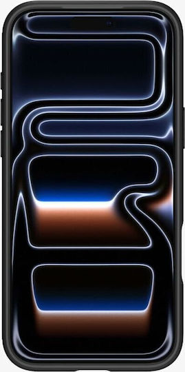 Spigen Ultra Hybrid MagFit Rückseite Umschlag Silikon / Kunststoff 2mm Frost Schwarz Orange (iPhone 17 Pro Max)